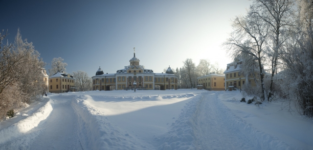Weimar, Schloss Belvedere im Winter