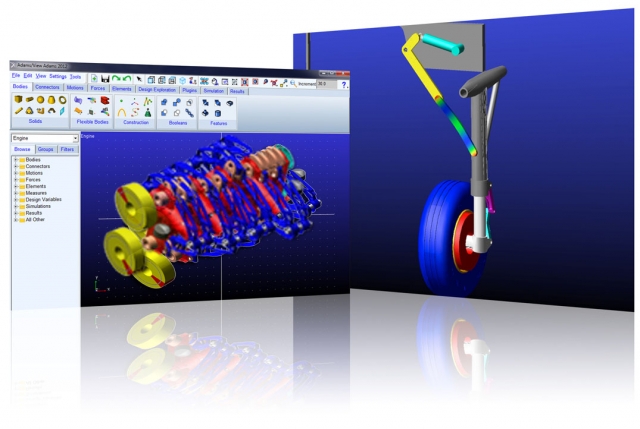 Adams,MBS,MKS,Mehrkörper,Simulation,Motion,Car Adams,MBS,MKS,Mehrkörper,Simulation,Motion,Car