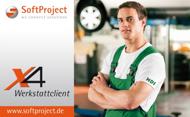 Top-Kommunikation mit dem X4 Werkstattclient von SoftProject Top-Kommunikation mit dem X4 Werkstattclient von SoftProject