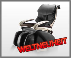 Wellness-Massagesessel Shiatsu high class deluxe mit dreidimensionaler Fußmassage Wellness-Massagesessel Shiatsu high class deluxe mit dreidimensionaler Fußmassage