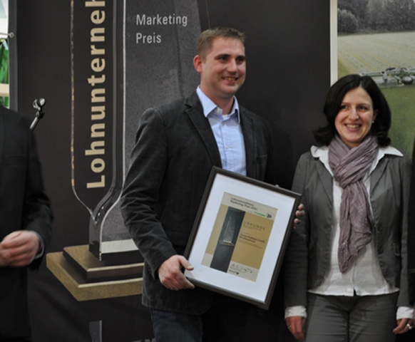 Florian und Beate Hofmann bei der Preisverleihung