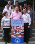 Workshopteilnehmer vorne: Michael W. Pleitgen und David Wrigley (MW) WSET International Workshopteilnehmer vorne: Michael W. Pleitgen und David Wrigley (MW) WSET International