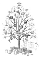 Weihnachten unterm Laubbaum? Durch den Waldumbau werden Nadelbäume knapp (Illustration: AGR) Weihnachten unterm Laubbaum? Durch den Waldumbau werden Nadelbäume knapp (Illustration: AGR)
