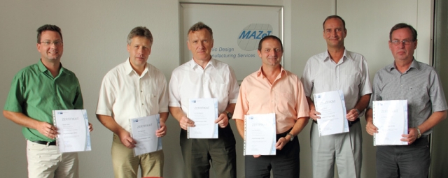 IHK-zertifizierte Projektmanager der MAZeT GmbH