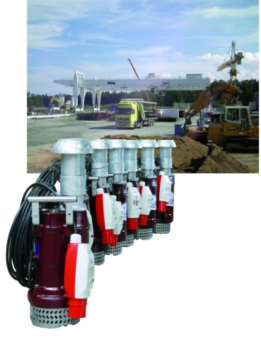 Die SPX Tauchmotorpumpenmit Rührwerk sind besonders für den Dauereinsatz im Bergbau geeignet.