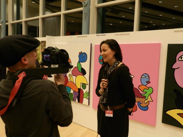 Die internationale Künstlerin Maike Günther auf der 19. Arte-Binningen Die internationale Künstlerin Maike Günther auf der 19. Arte-Binningen