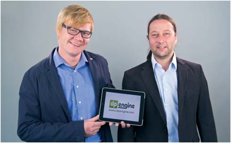 Robert Hollmann und Steven Helmis, die Entwickler der dp-Engine Robert Hollmann und Steven Helmis, die Entwickler der dp-Engine