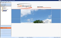 Die Oberfläche des SoftRequest Reportmanager Die Oberfläche des SoftRequest Reportmanager