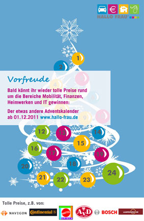 Adventskalender hallo-frau.de