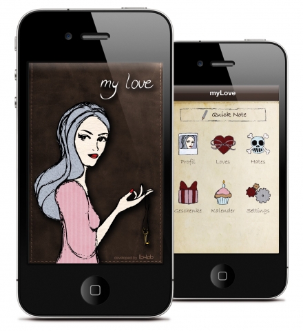 auch optisch ansprechend: die myLove App auch optisch ansprechend: die myLove App