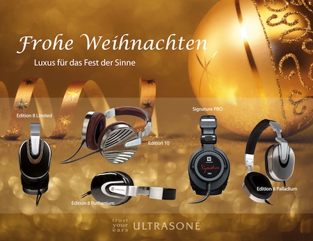 Weihnachten mit Ultrasone Edition 8, Edition 10 und Signature PRO