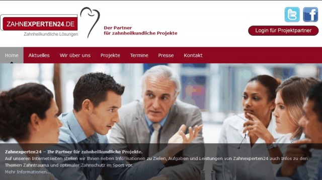 Zahnexperten24 - Der Partner für zahnheilkundliche Projekte
