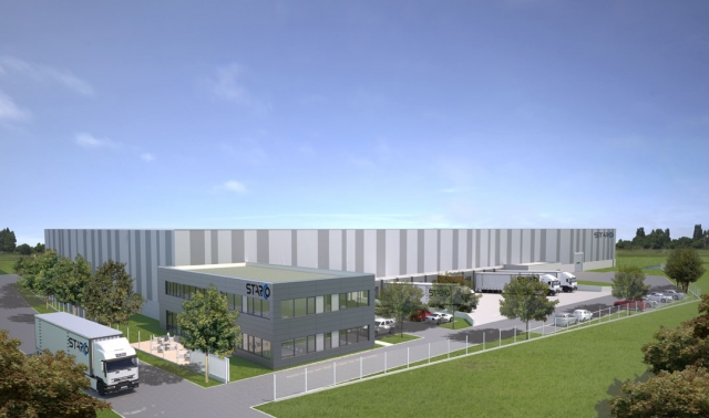 Visualisierung des neuen Logistikzentrums für STARCO Visualisierung des neuen Logistikzentrums für STARCO