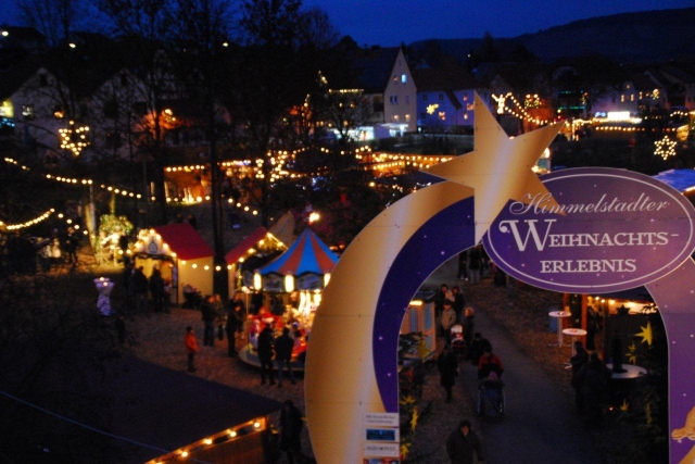 Romantischer Weihnachtsmarkt in Himmelstadt mit kostenlosem Kinderprogramm!