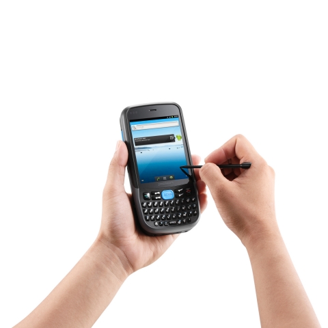 Pidion HM50 in hand Android Pidion HM50 in hand Android