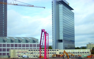 Skyline Plaza - Containeranlagen zur zentralen Verwaltung der Baustelle Skyline Plaza - Containeranlagen zur zentralen Verwaltung der Baustelle