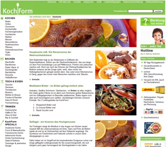www.kochform.de Startseite www.kochform.de Startseite