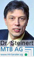 Dr. Thomas Steinert, CEO und Seniorpartner der MTB Management- und Teamberater AG Dr. Thomas Steinert, CEO und Seniorpartner der MTB Management- und Teamberater AG