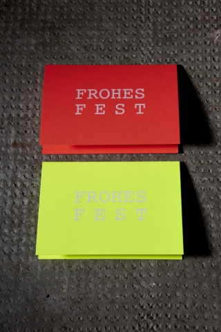 Gmund NEON Weihnachtskarten