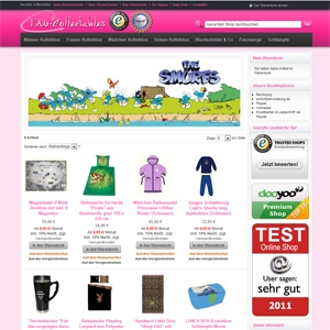 Themenshop fancollectables.de mit dem Testsigel?Deutschlands beste Shops? ausgezeichnet Themenshop fancollectables.de mit dem Testsigel?Deutschlands beste Shops? ausgezeichnet