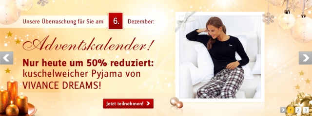 BAUR-Adventskalender vom 6. Dezember BAUR-Adventskalender vom 6. Dezember