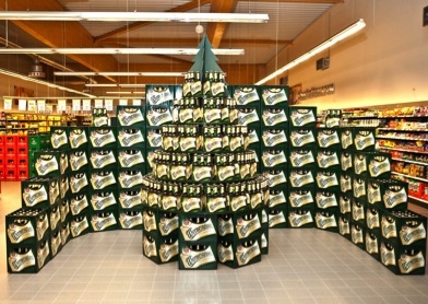Tannendisplay aus Wellpappe von SCA Packaging Tannendisplay aus Wellpappe von SCA Packaging