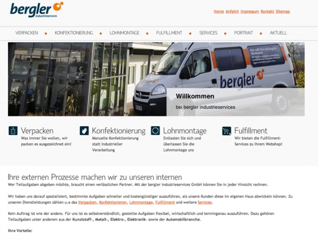 www.industrieservices.de, die neue Webseite der bergler industrieservices GmbH www.industrieservices.de, die neue Webseite der bergler industrieservices GmbH
