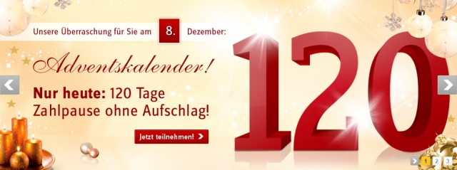 BAUR-Adventskalender vom 8. Dezember BAUR-Adventskalender vom 8. Dezember