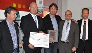 Andreas Scheffczyk (Ascop Bürosysteme), Peter Tabke (Ricoh Deutschland) , Matthias Schmidt (Ascop Bü Andreas Scheffczyk (Ascop Bürosysteme), Peter Tabke (Ricoh Deutschland) , Matthias Schmidt (Ascop Bü