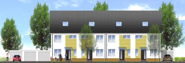 Geplante NCC-Reihenhaus-Zeile in Velbert Geplante NCC-Reihenhaus-Zeile in Velbert