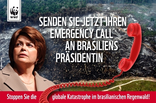Schreiben Sie der brasilianischen Präsidentin Dilma Rousseff jetzt eine E-Mail! Schreiben Sie der brasilianischen Präsidentin Dilma Rousseff jetzt eine E-Mail!