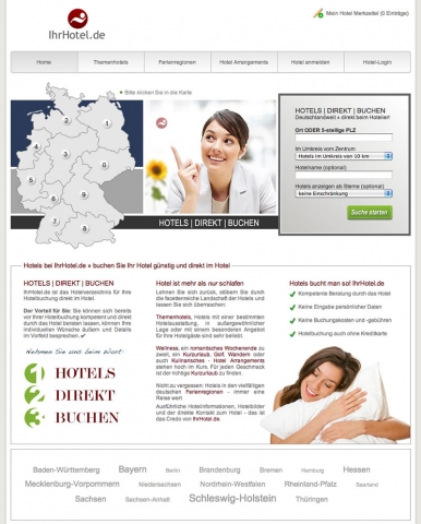 IhrHotel.de - Hotels bucht man so!