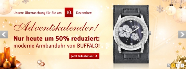BAUR-Adventskalender vom 10. Dezember BAUR-Adventskalender vom 10. Dezember