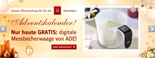 BAUR-Adventskalender vom 12. Dezember BAUR-Adventskalender vom 12. Dezember