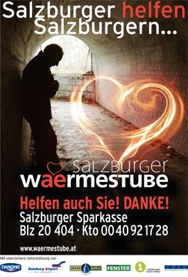 Salzburger Wämestube - Wärme und Geborgenheit für bedürftige Menschen Salzburger Wämestube - Wärme und Geborgenheit für bedürftige Menschen