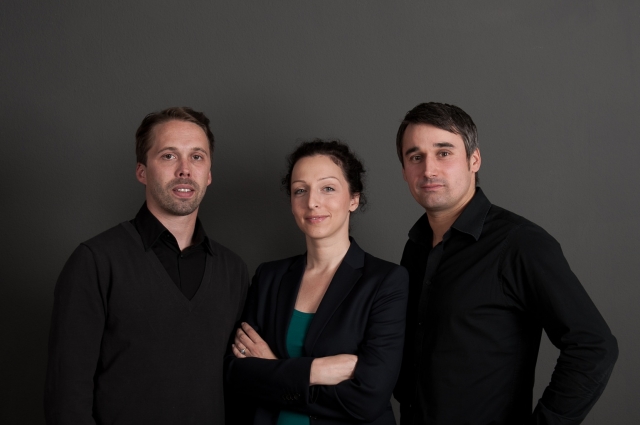 Die sirup°-Geschäftsführung (v. l. n. r.): Alexander Meyer-Roxlau, Martina Vlahov, Alexander Artelt