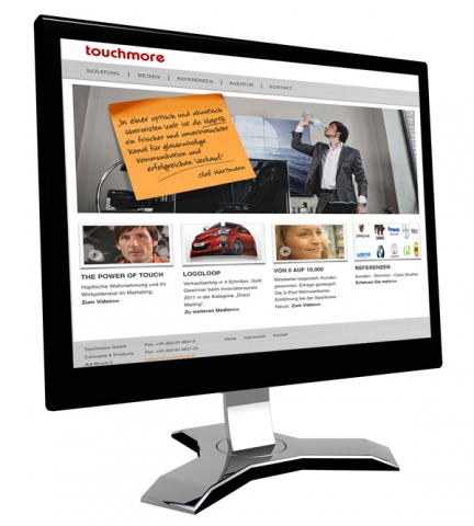 Neuer Webauftritt: www.touchmore.de Neuer Webauftritt: www.touchmore.de