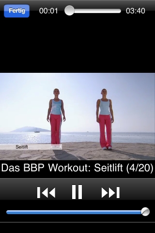 Bauch, Beine, Po Workout - jetzt als App