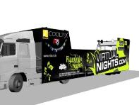 Fedde Le Grand an den Decks des virtualnights-Float Fedde Le Grand an den Decks des virtualnights-Float