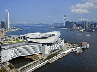 Das Hong Kong Convention and Exhibiton Centre (HKCEC). Foto: HKTDC.