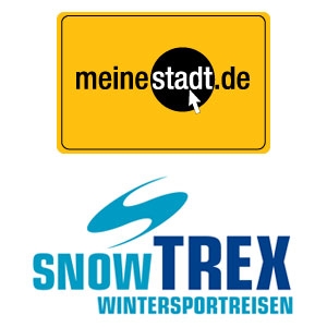 Das Städteportal meinestadt.de und SnowTrex Wintersportreisen kooperieren. Das Städteportal meinestadt.de und SnowTrex Wintersportreisen kooperieren.