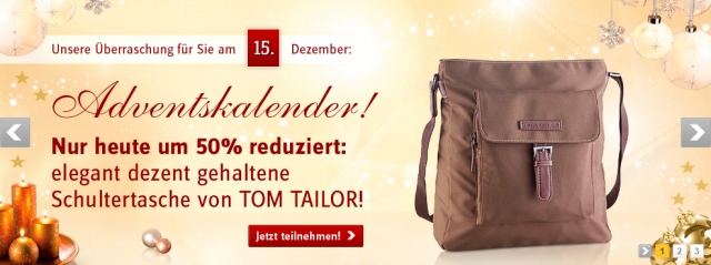 BAUR-Adventskalender vom 15. Dezember BAUR-Adventskalender vom 15. Dezember