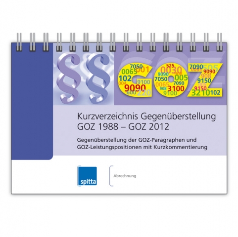 GOZ alt-neu gegenübergestellt!