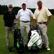 Olaf Hollensen (Mitte) mit LONGHITTER TEAM