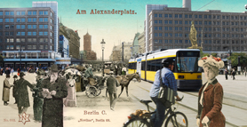 Ab durch die Mitte. Der Aleanderplatz damals und heute.