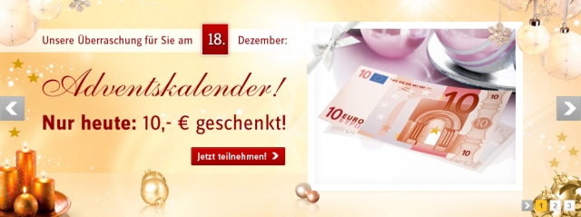 BAUR-Adventskalender vom 18. Dezember BAUR-Adventskalender vom 18. Dezember