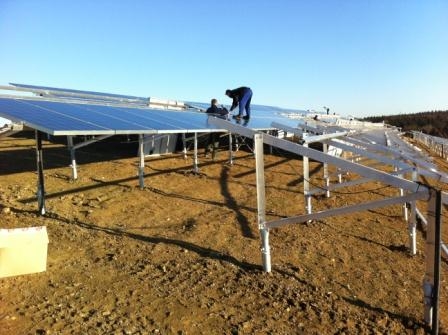Consilium Solarpark Nattheim, Bauphase November 2011 Consilium Solarpark Nattheim, Bauphase November 2011