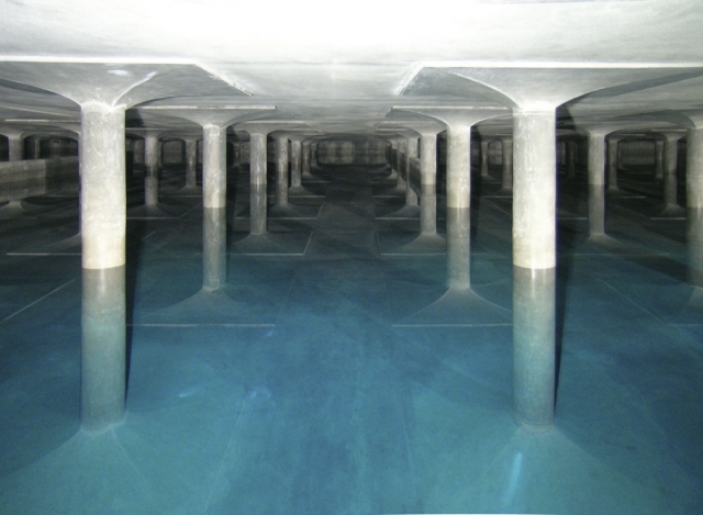 Nach der Generalsanierung sichert der Trinkwasserhochbehälter Krottenbach auch in Zukunft die Wasser Nach der Generalsanierung sichert der Trinkwasserhochbehälter Krottenbach auch in Zukunft die Wasser