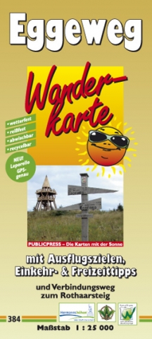 Wanderkarte Eggeweg - Fernwanderweg Wanderkarte Eggeweg - Fernwanderweg