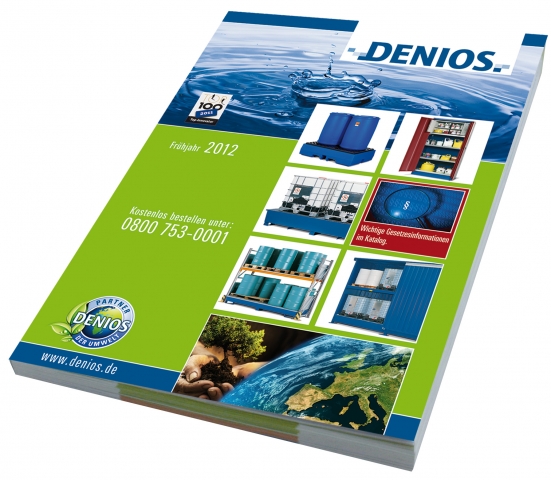 Der neue DENIOS-Katalog bietet das kompletteste Produktprogramm und zusätzlich viele nützliche Infor